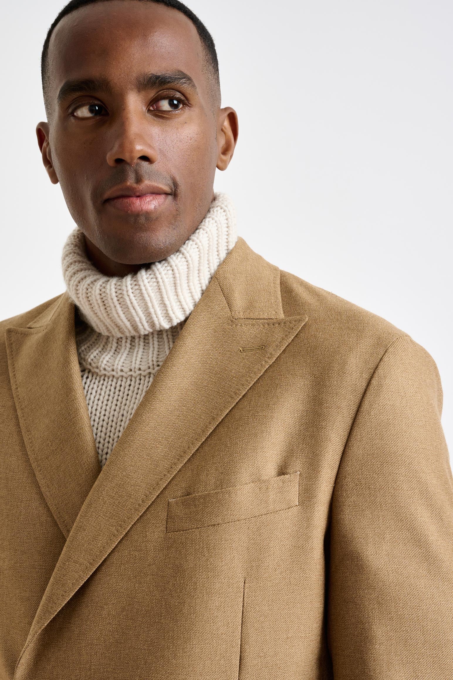 Camel Wool Kenton Jacket Harmony — detail 5
