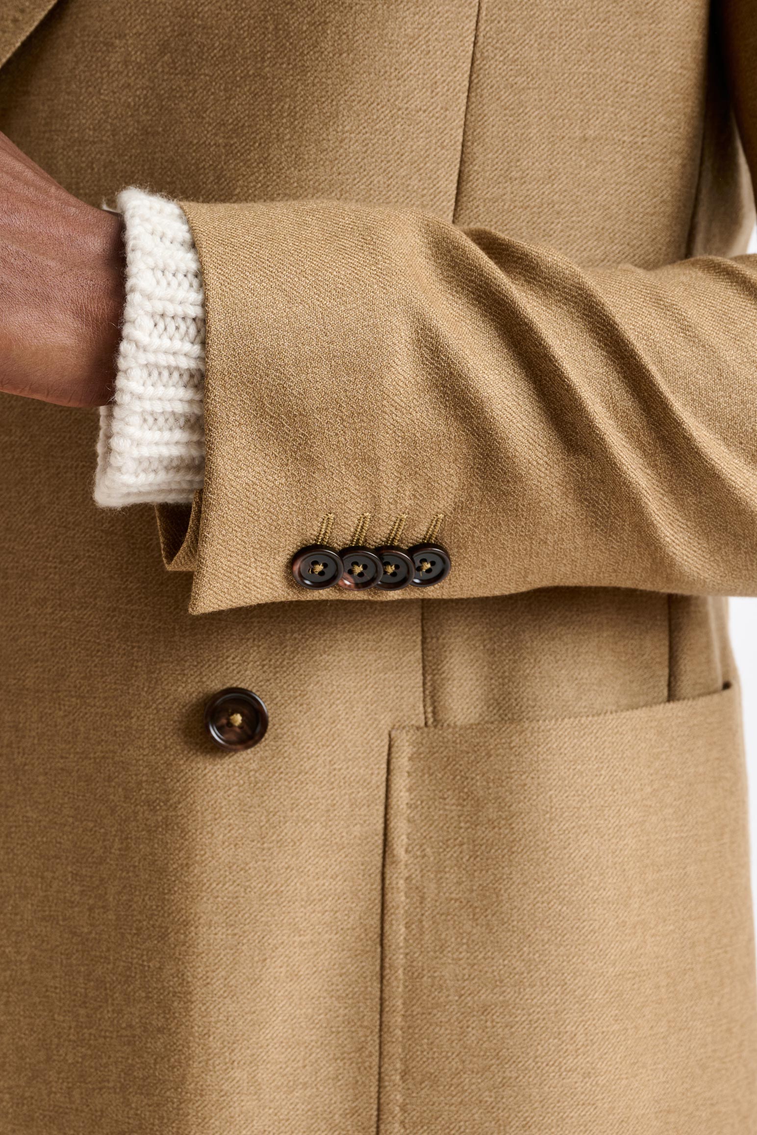 Camel Wool Kenton Jacket Harmony — detail 1