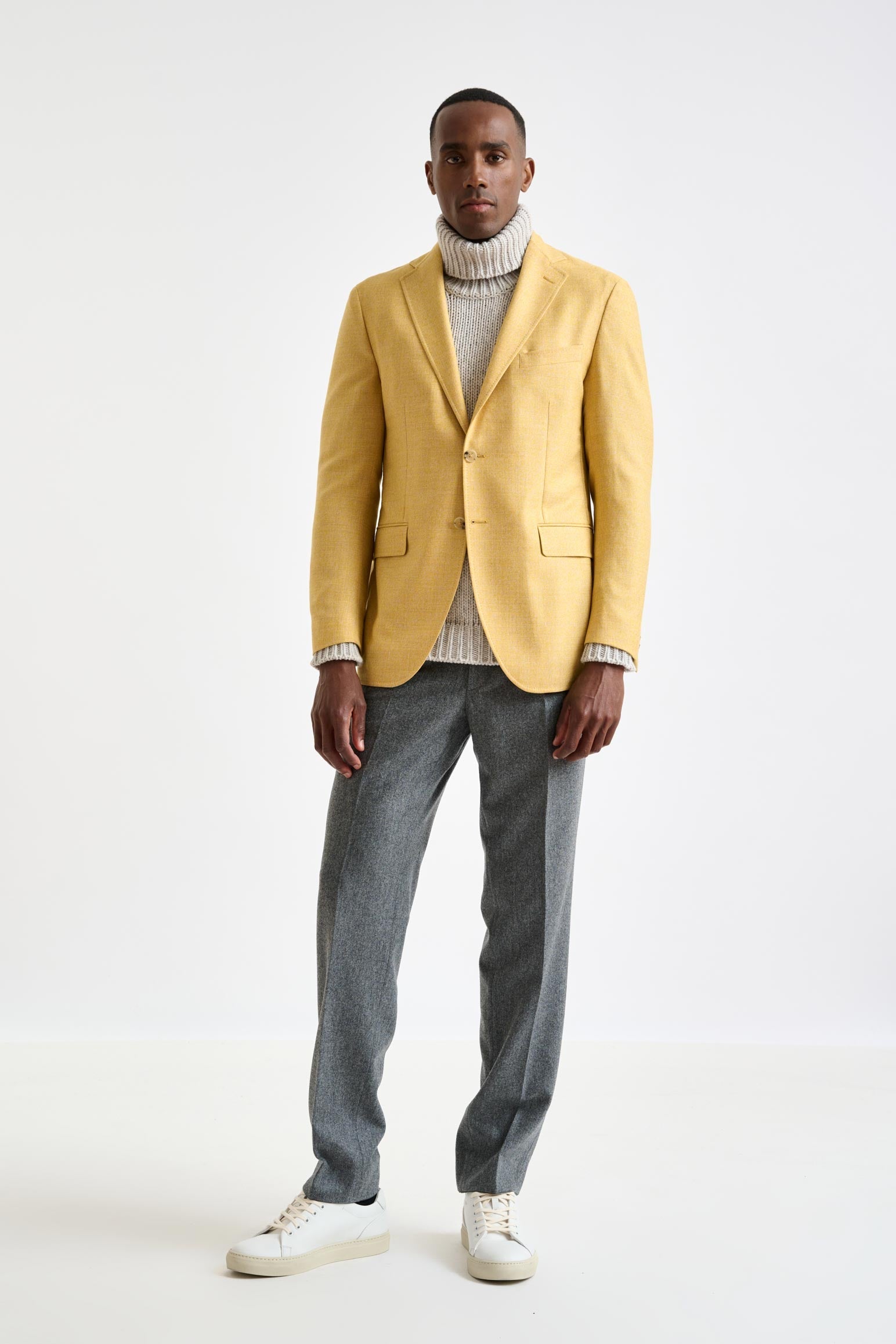 Yellow Wool Kenton Jacket Harmony — detail 5
