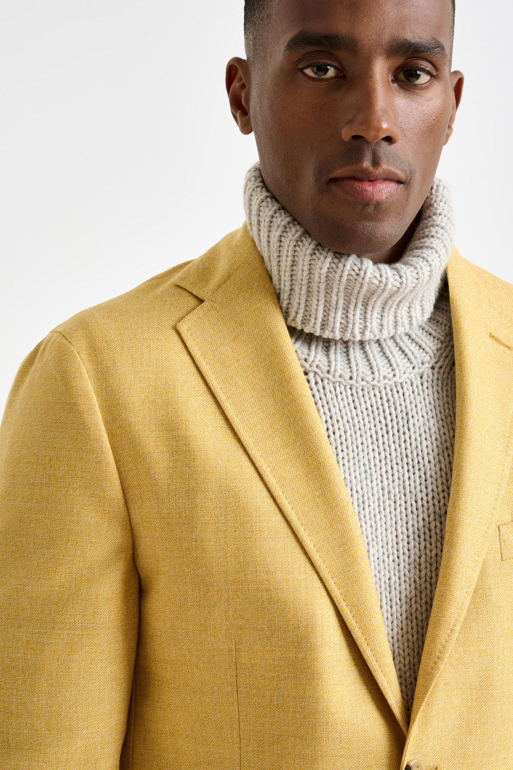 Yellow Wool Kenton Jacket Harmony — detail 7