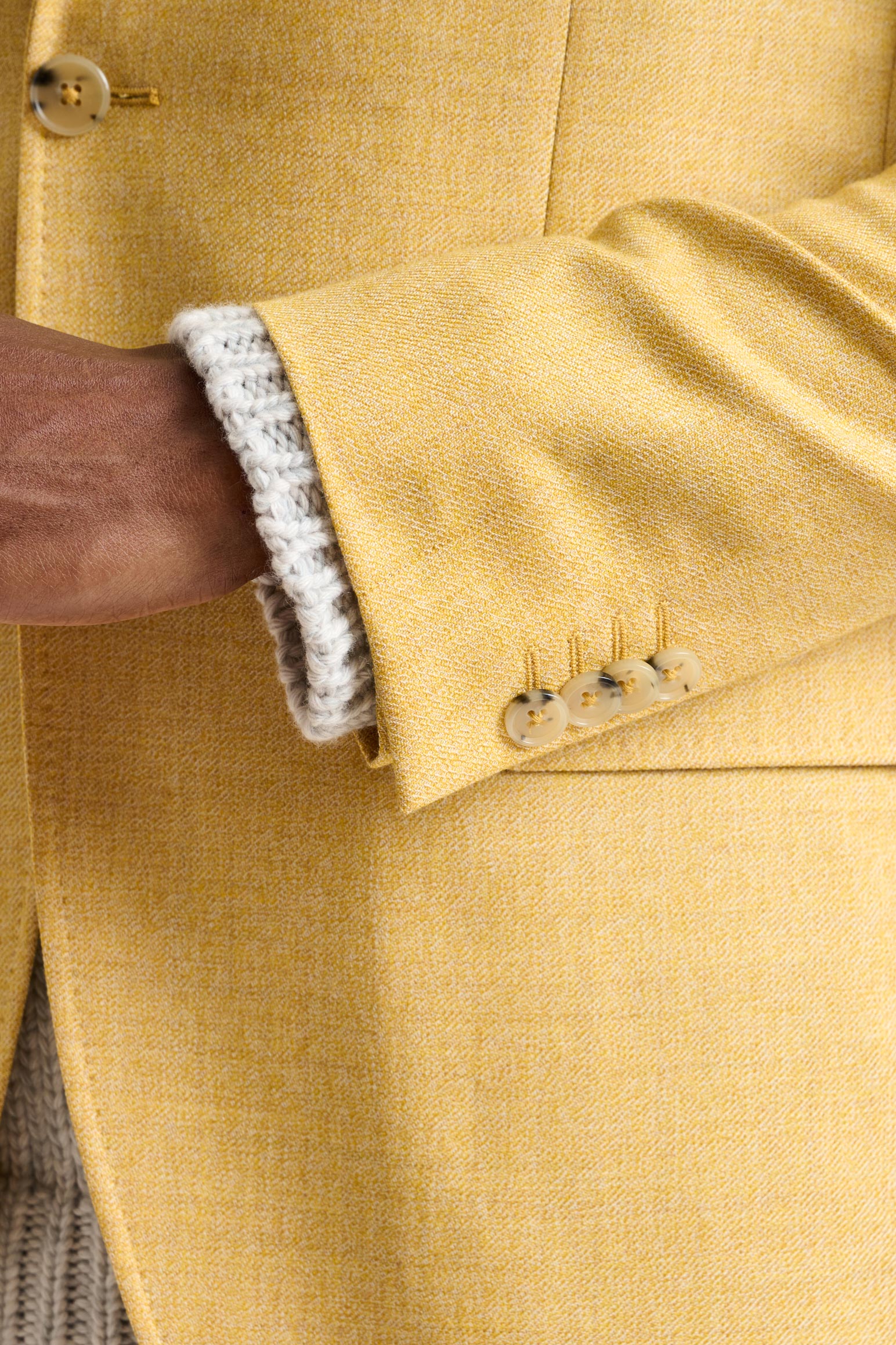 Yellow Wool Kenton Jacket Harmony — detail 1