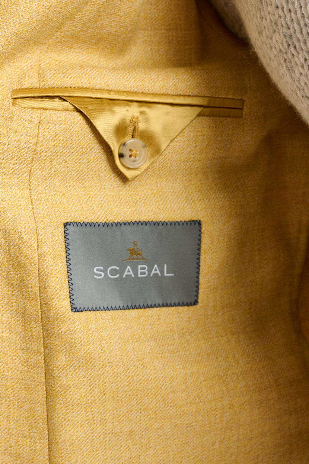 Yellow Wool Kenton Jacket Harmony — detail 4