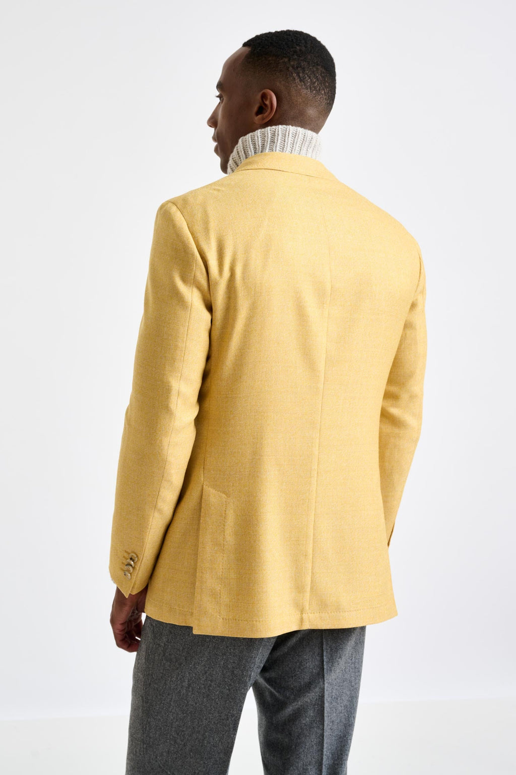 Yellow Wool Kenton Jacket Harmony — detail 6
