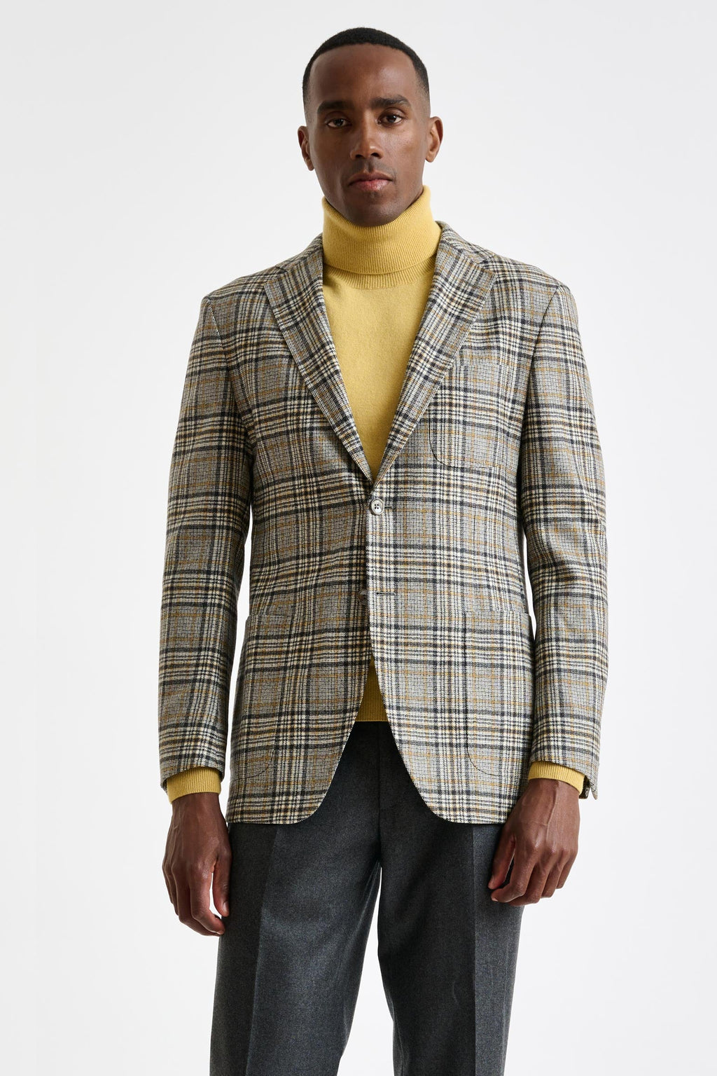 Mid-Grey Wool Kenton Jacket Escape