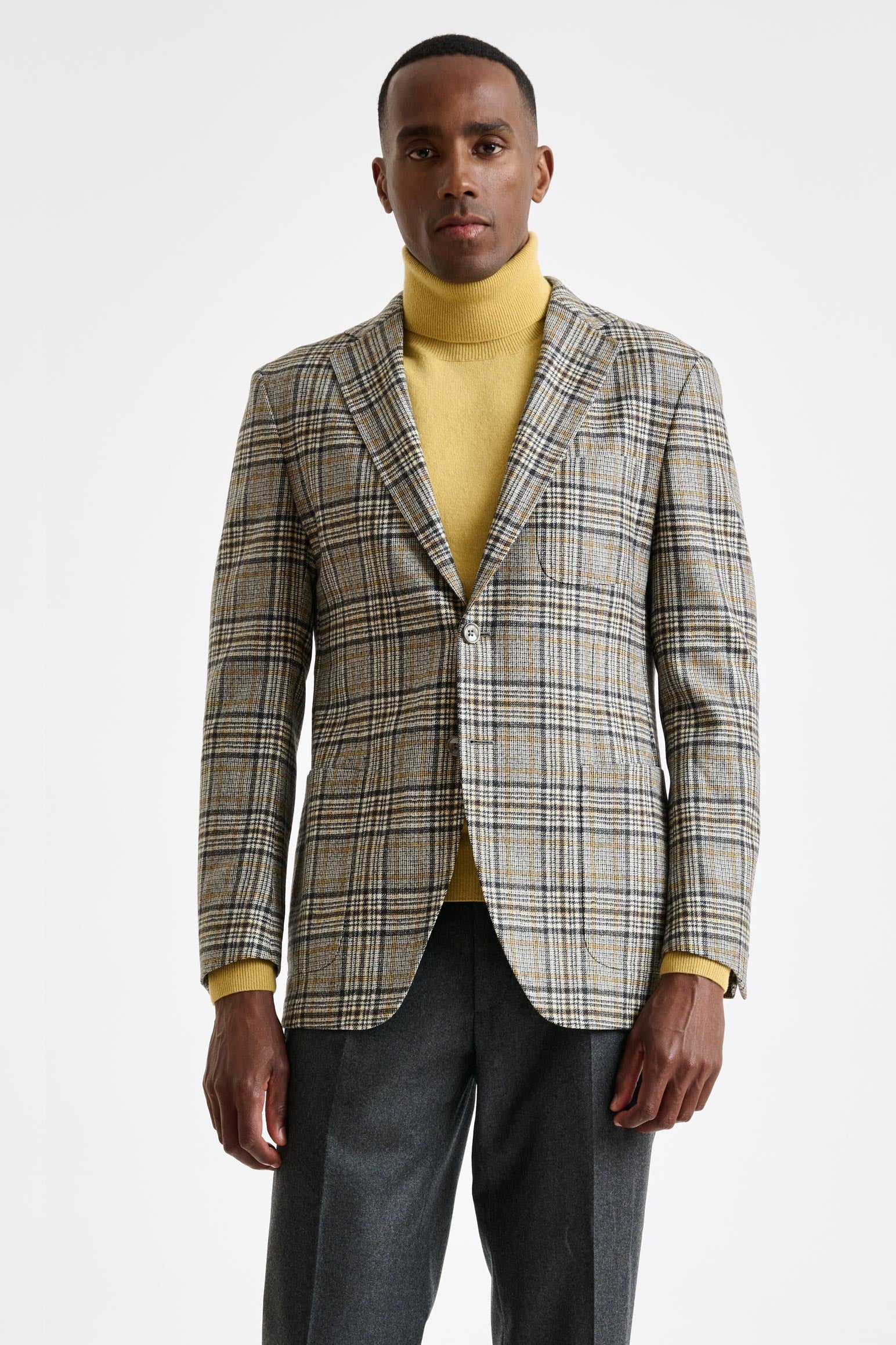 Mid-Grey Wool Kenton Jacket Escape