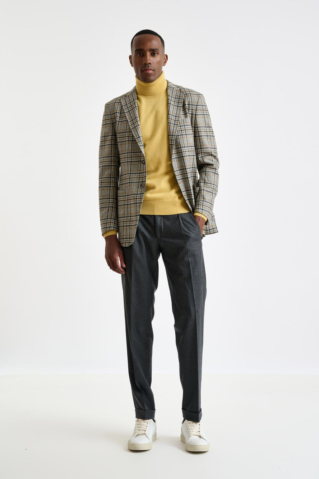 Mid-Grey Wool Kenton Jacket Escape — detail 4