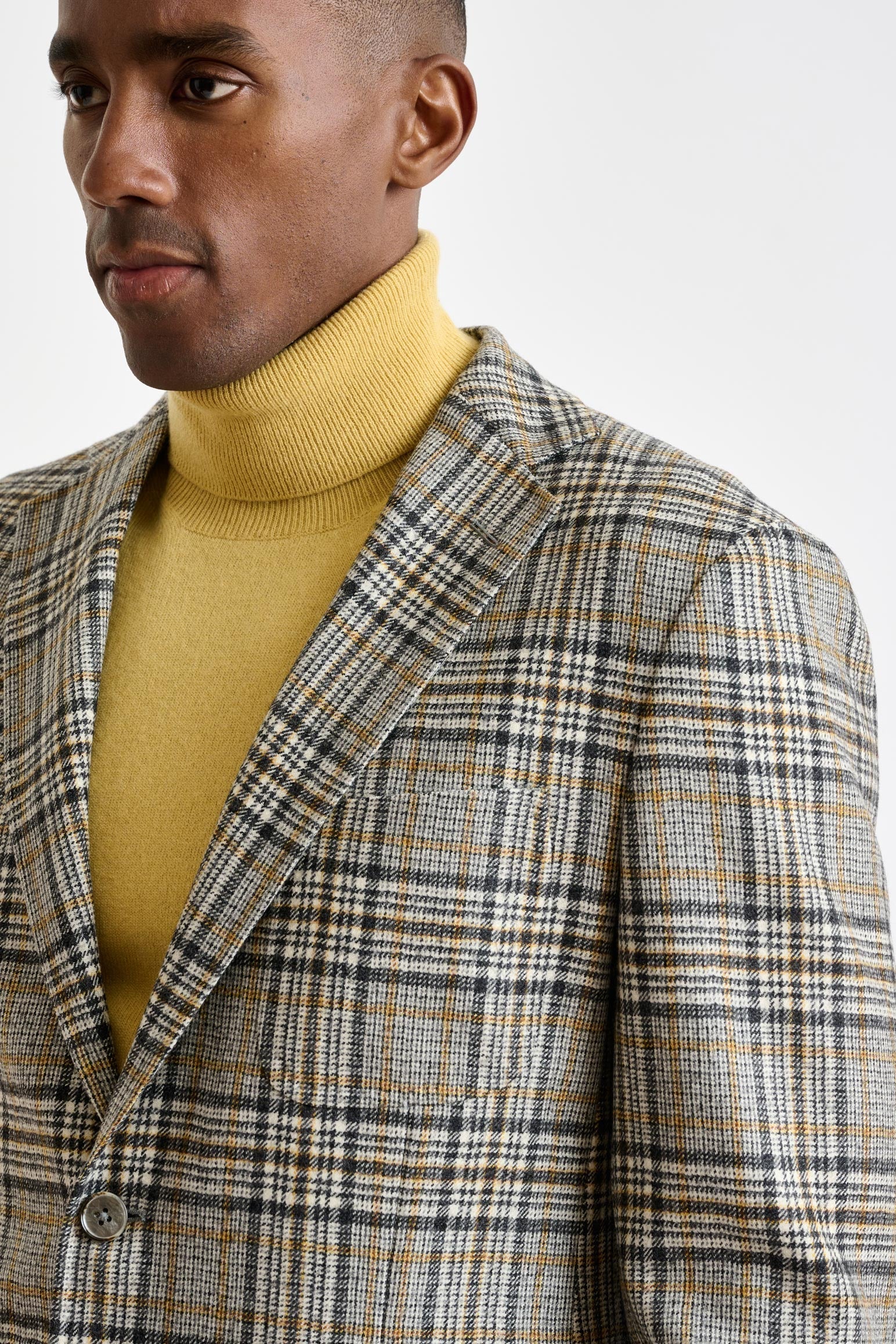 Mid-Grey Wool Kenton Jacket Escape — detail 5