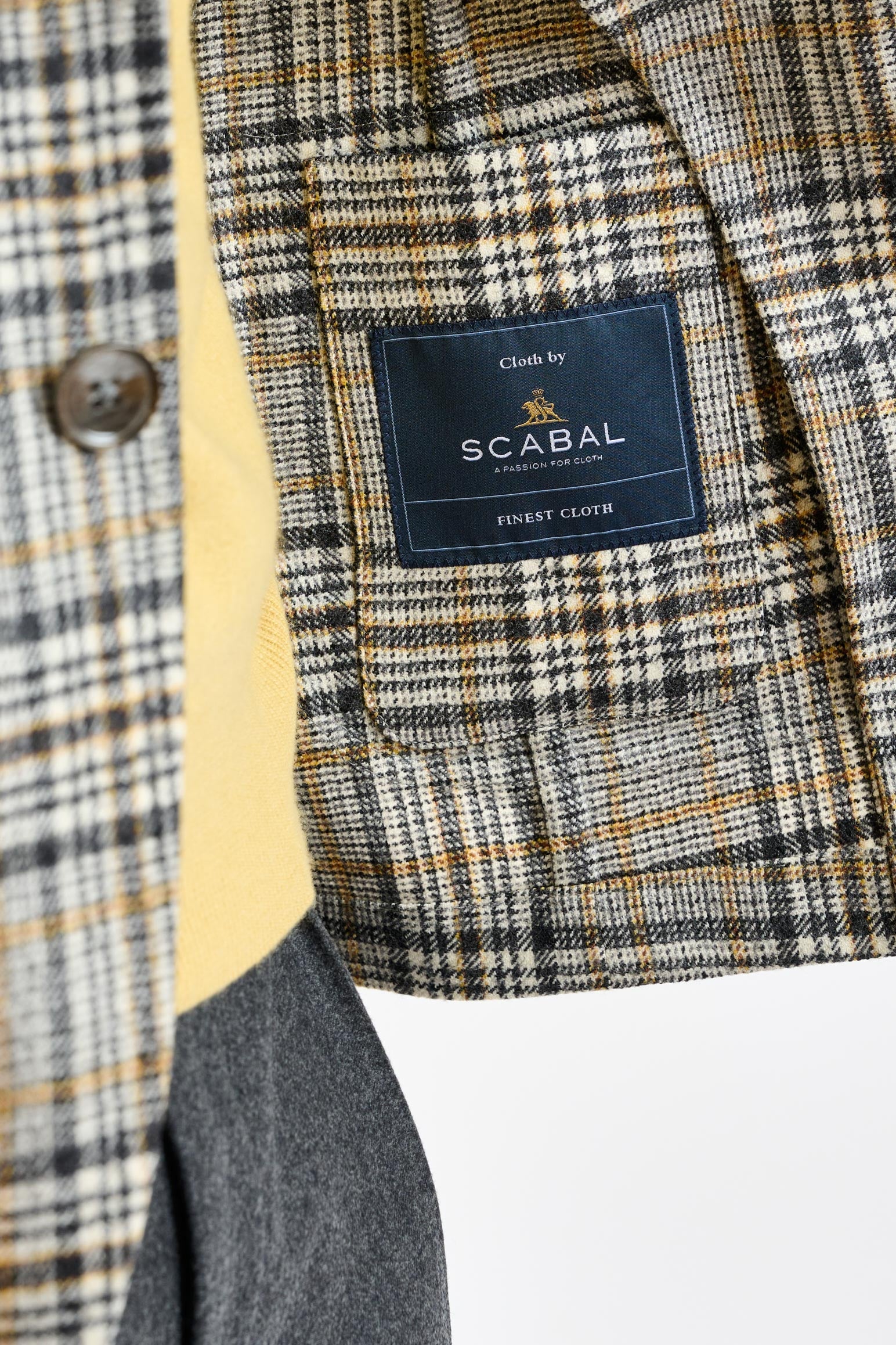 Mid-Grey Wool Kenton Jacket Escape — detail 3