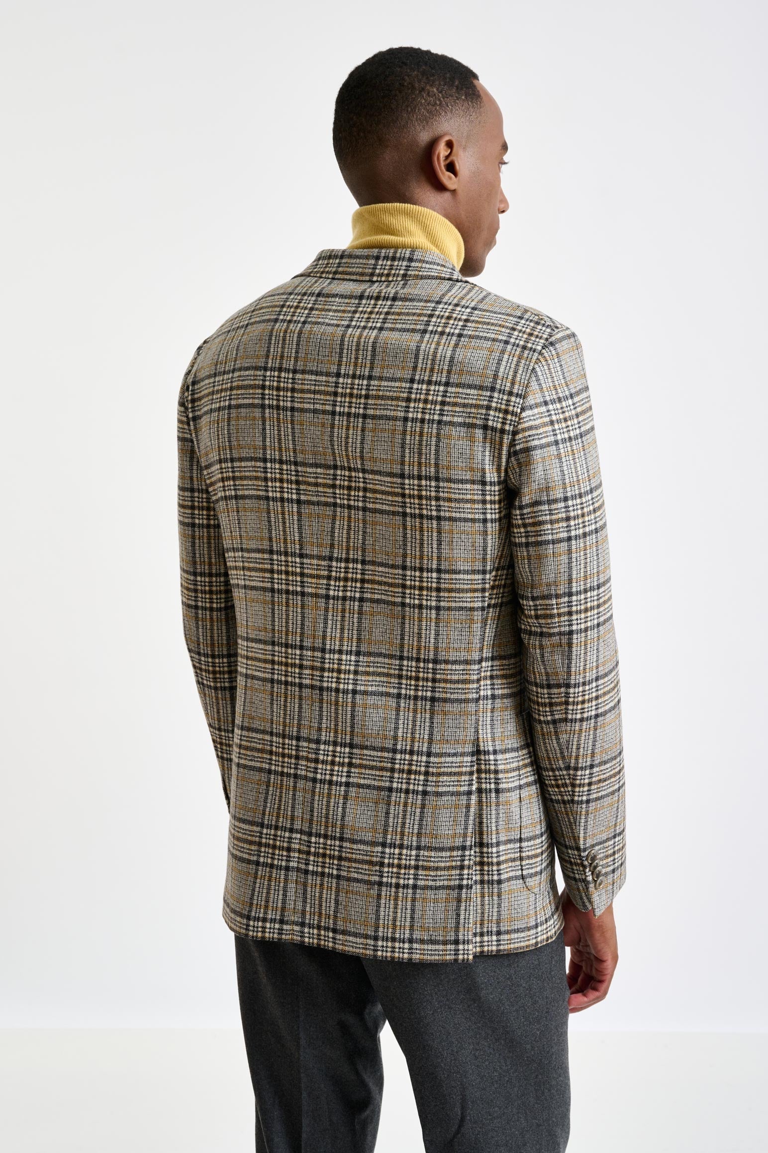 Mid-Grey Wool Kenton Jacket Escape — detail 6