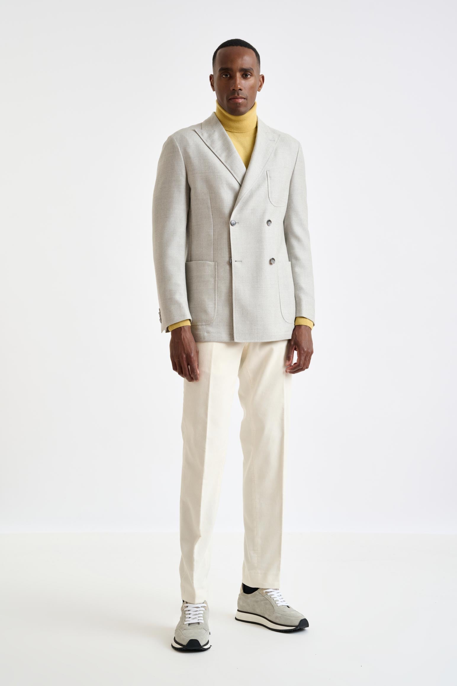 Light Grey Wool Kenton Jacket Harmony