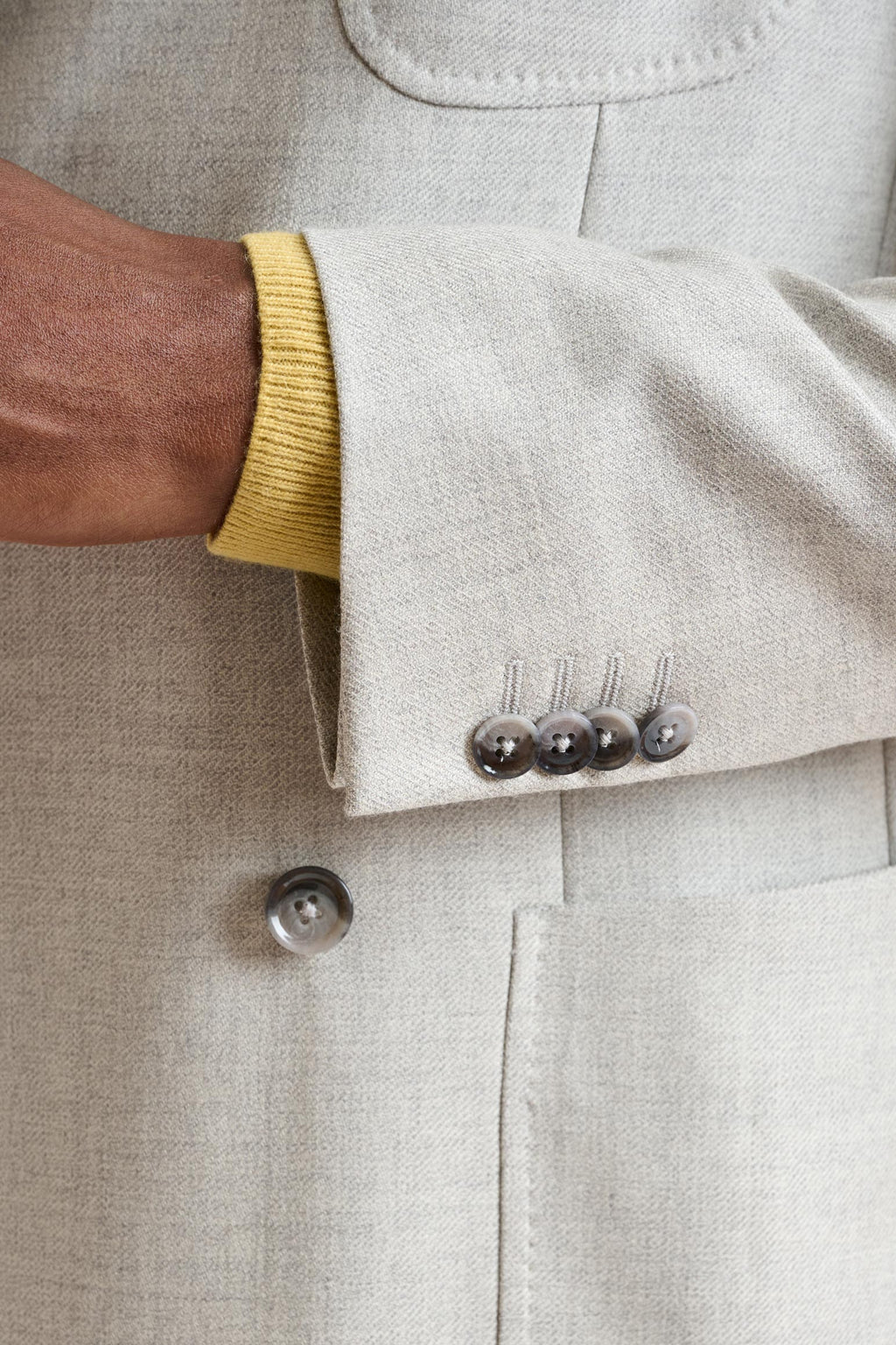 Light Grey Wool Kenton Jacket Harmony — detail 1
