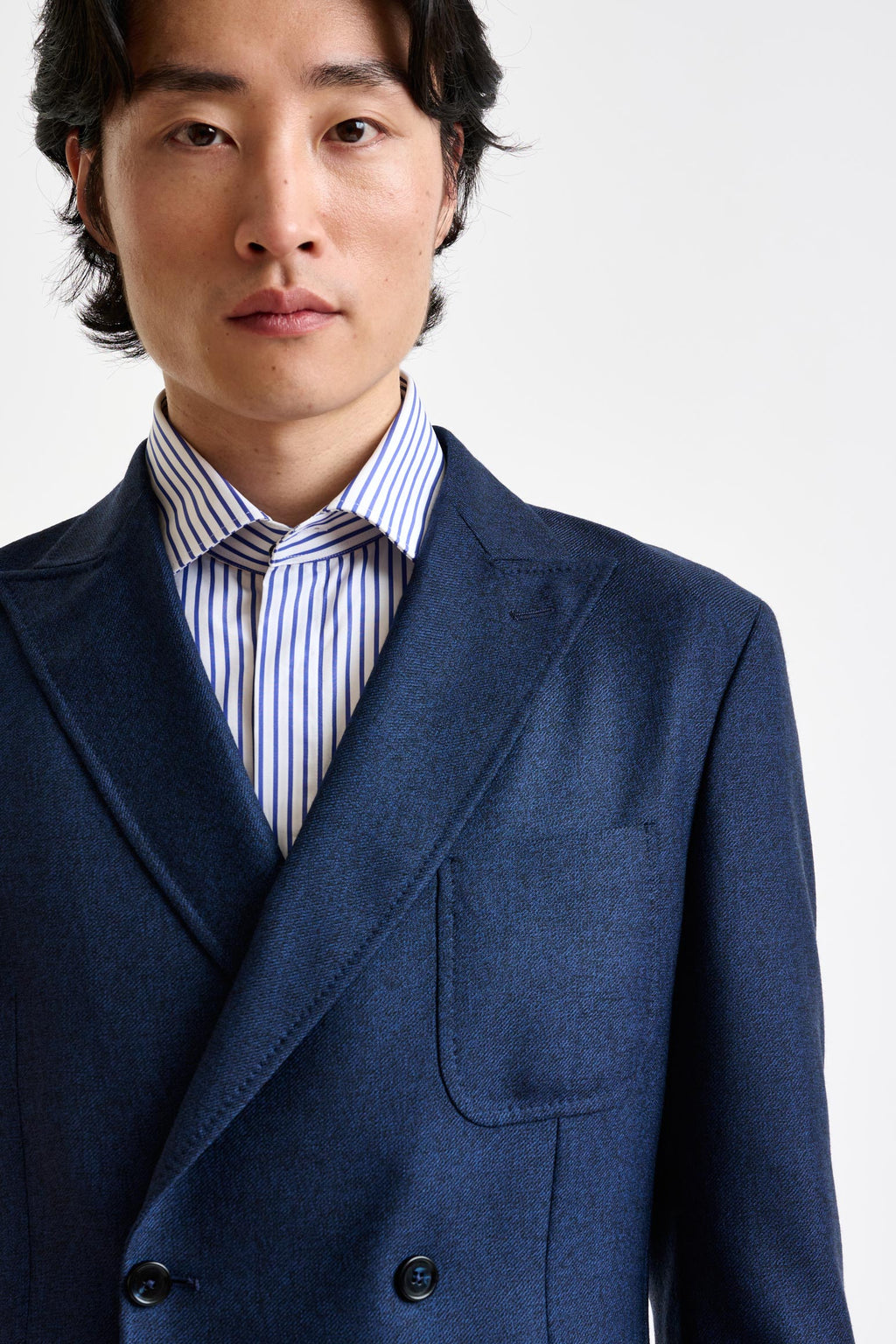 Blue Wool Kenton Jacket Autumn Leaves — detail 5