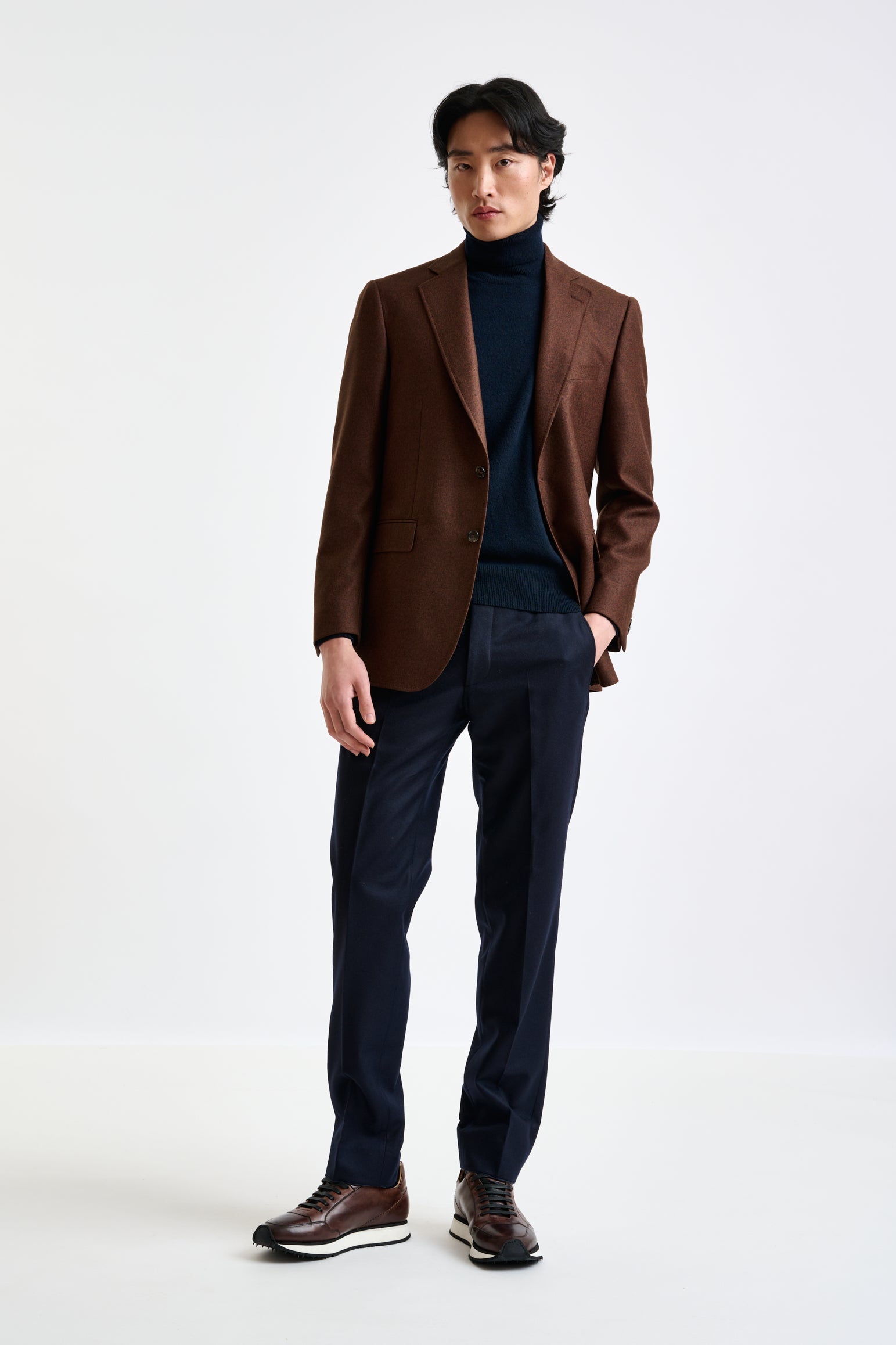 Brown Wool Soho Jacket Harmony — detail 6