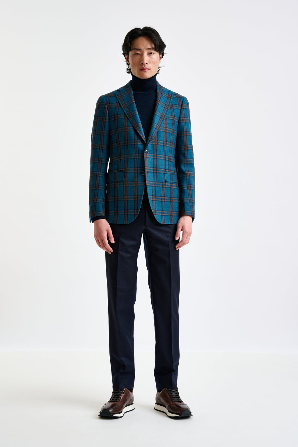 Blue Wool & Cashmere Soho Jacket Escape — detail 5