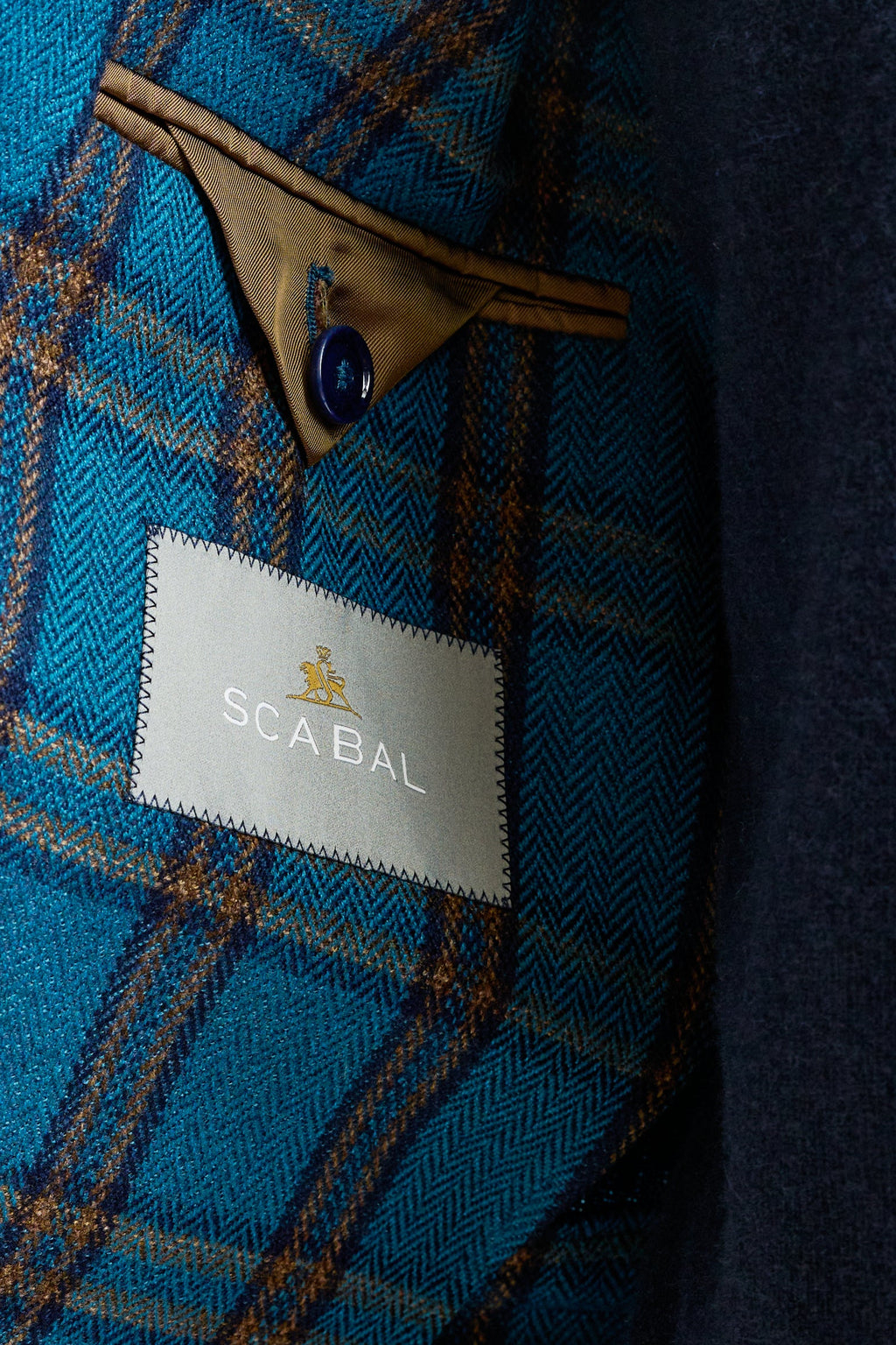 Blue Wool & Cashmere Soho Jacket Escape — detail 4