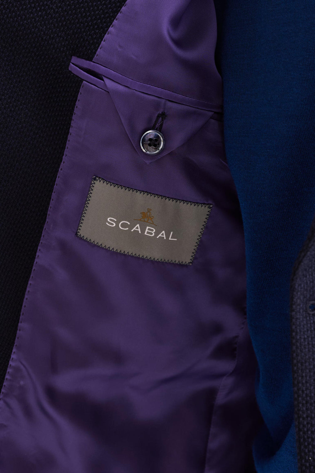 Blue Super 100's Wool Soho Jacket Sonata — detail 4