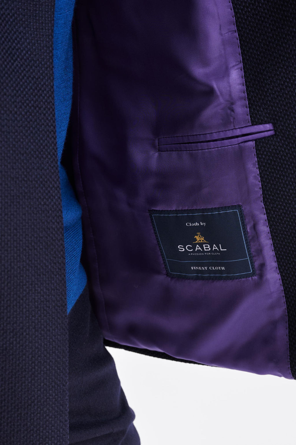 Blue Super 100's Wool Soho Jacket Sonata — detail 3
