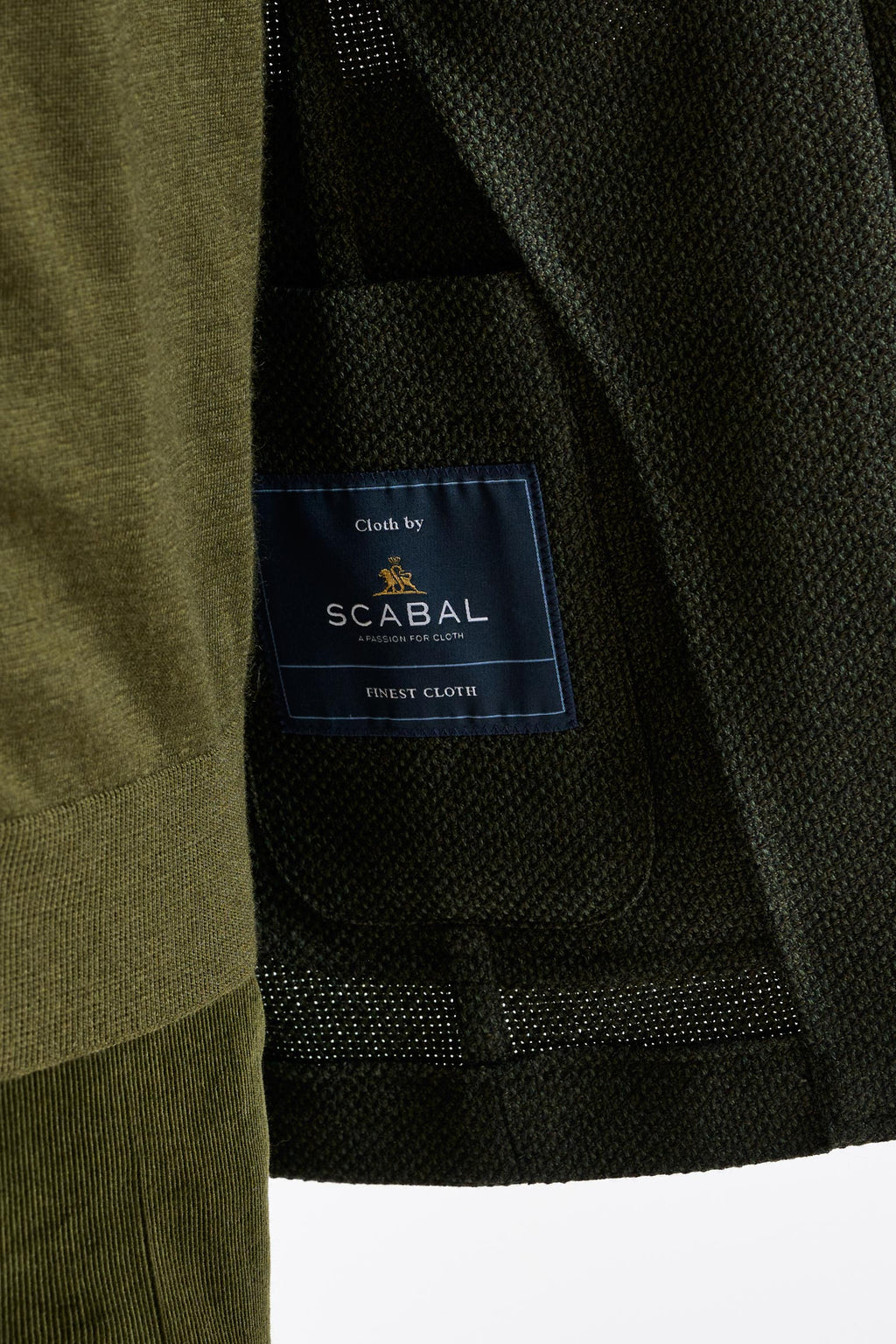 Green Super 100's Wool Kenton Jacket Sonata — detail 3