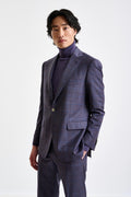 Purple Super 130's Wool Soho Jacket Hybrid