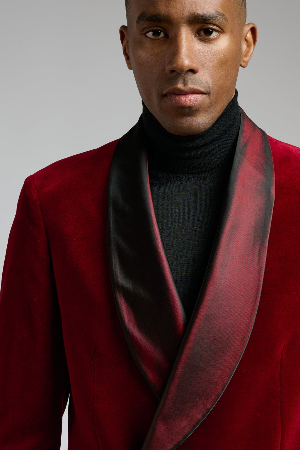 Red Soho Tuxedo Velvets — detail 1