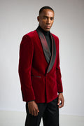 Red Soho Tuxedo Velvets