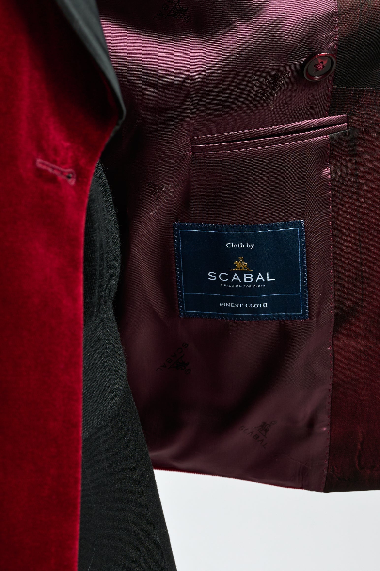 Red Soho Tuxedo Velvets — detail 6