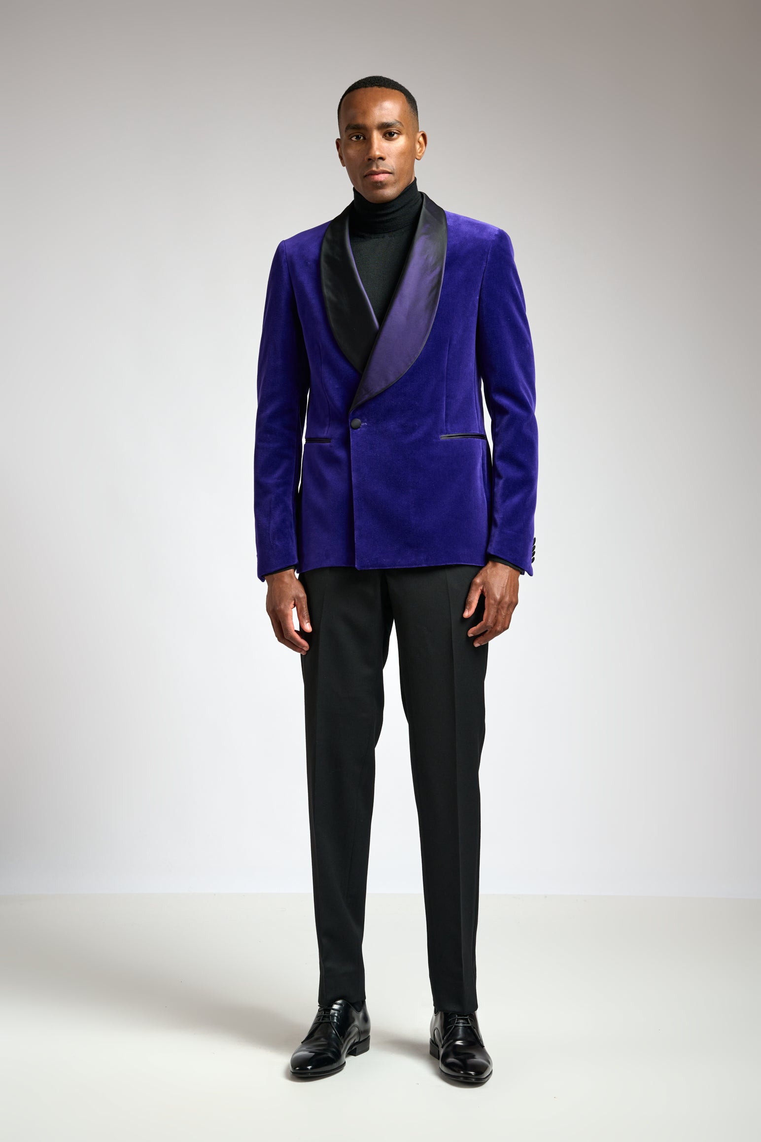 Blue Velvet Soho Tuxedo — detail 1
