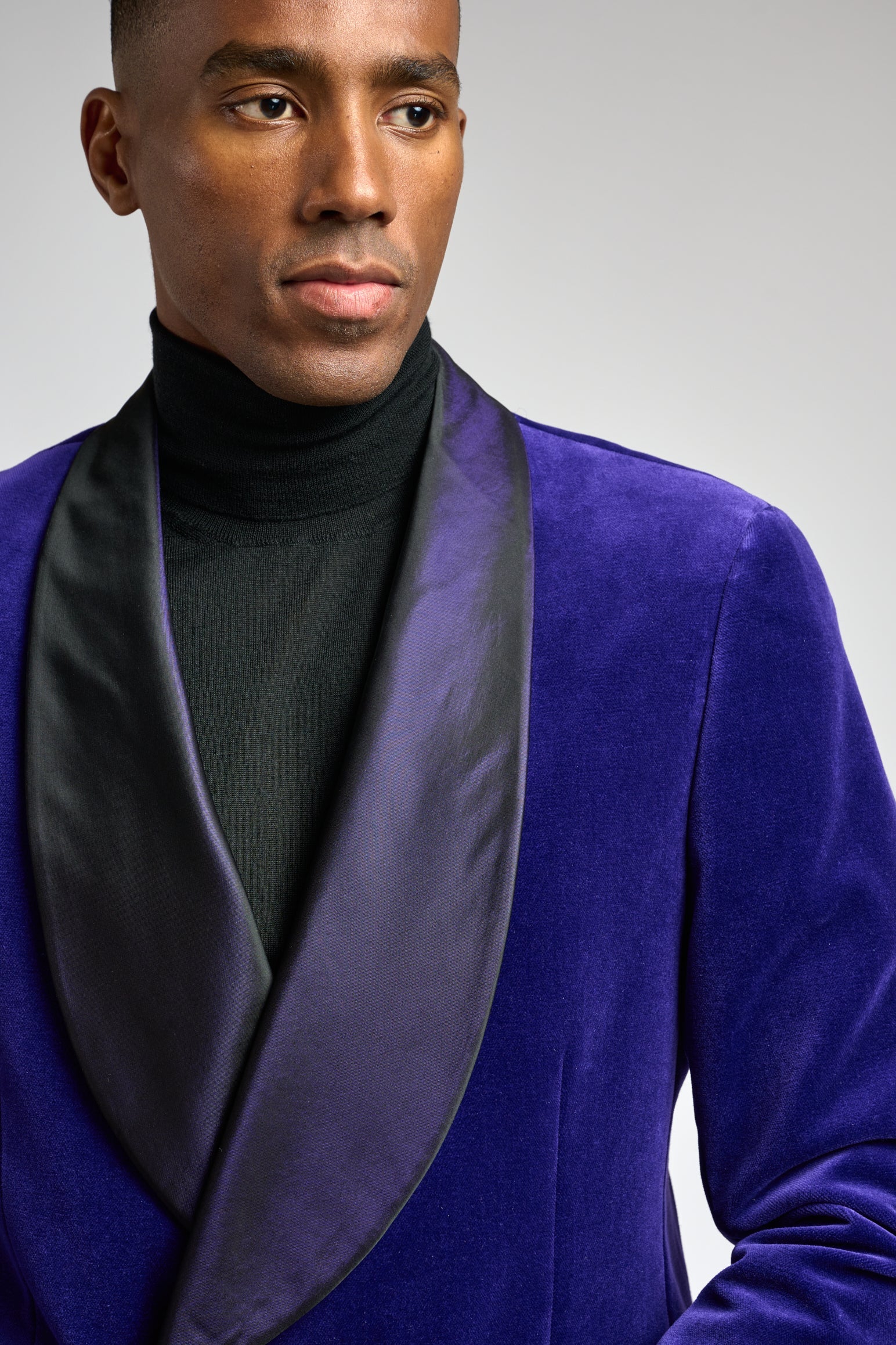 Blue Velvet Soho Tuxedo — detail 2