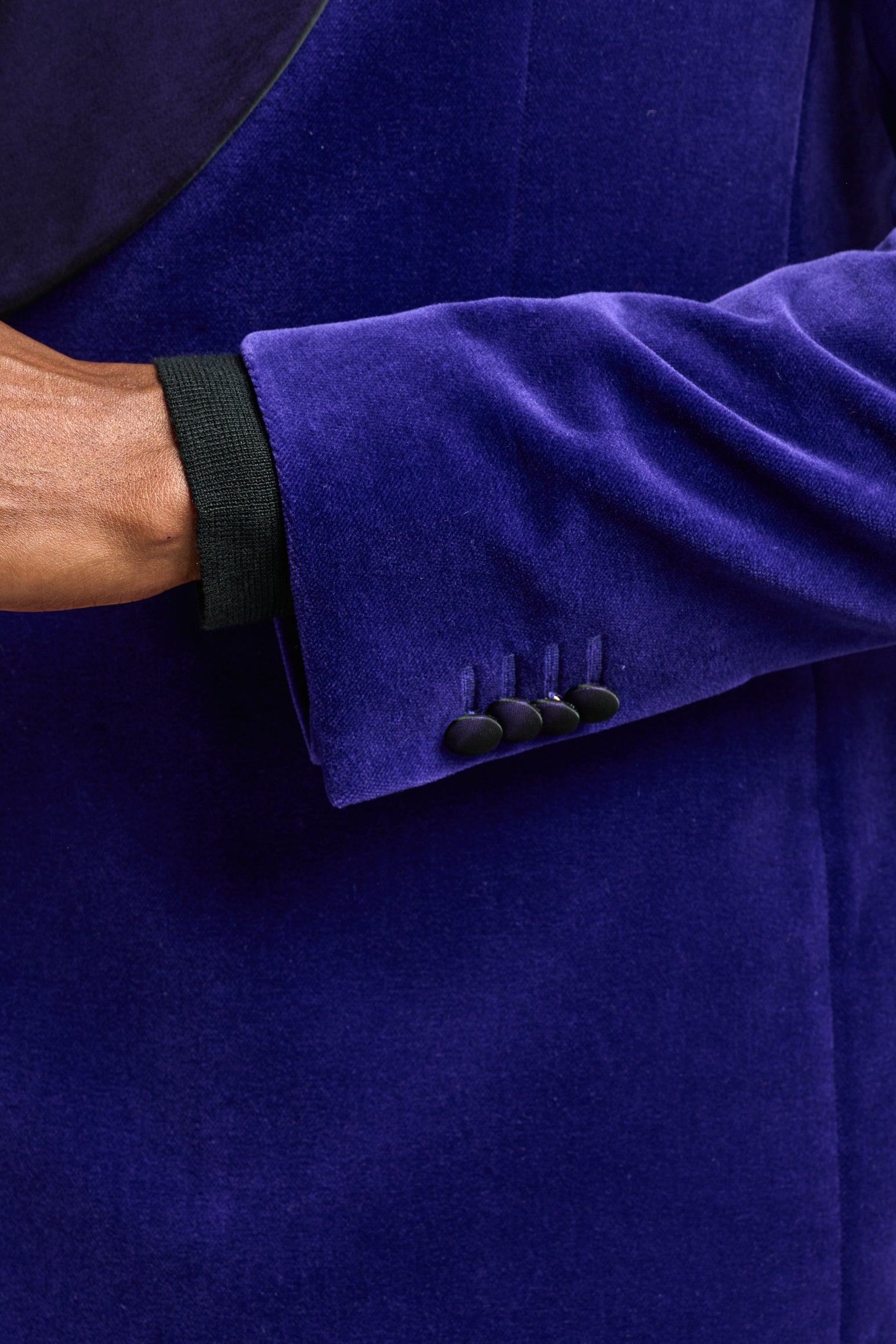 Blue Velvet Soho Tuxedo — detail 5