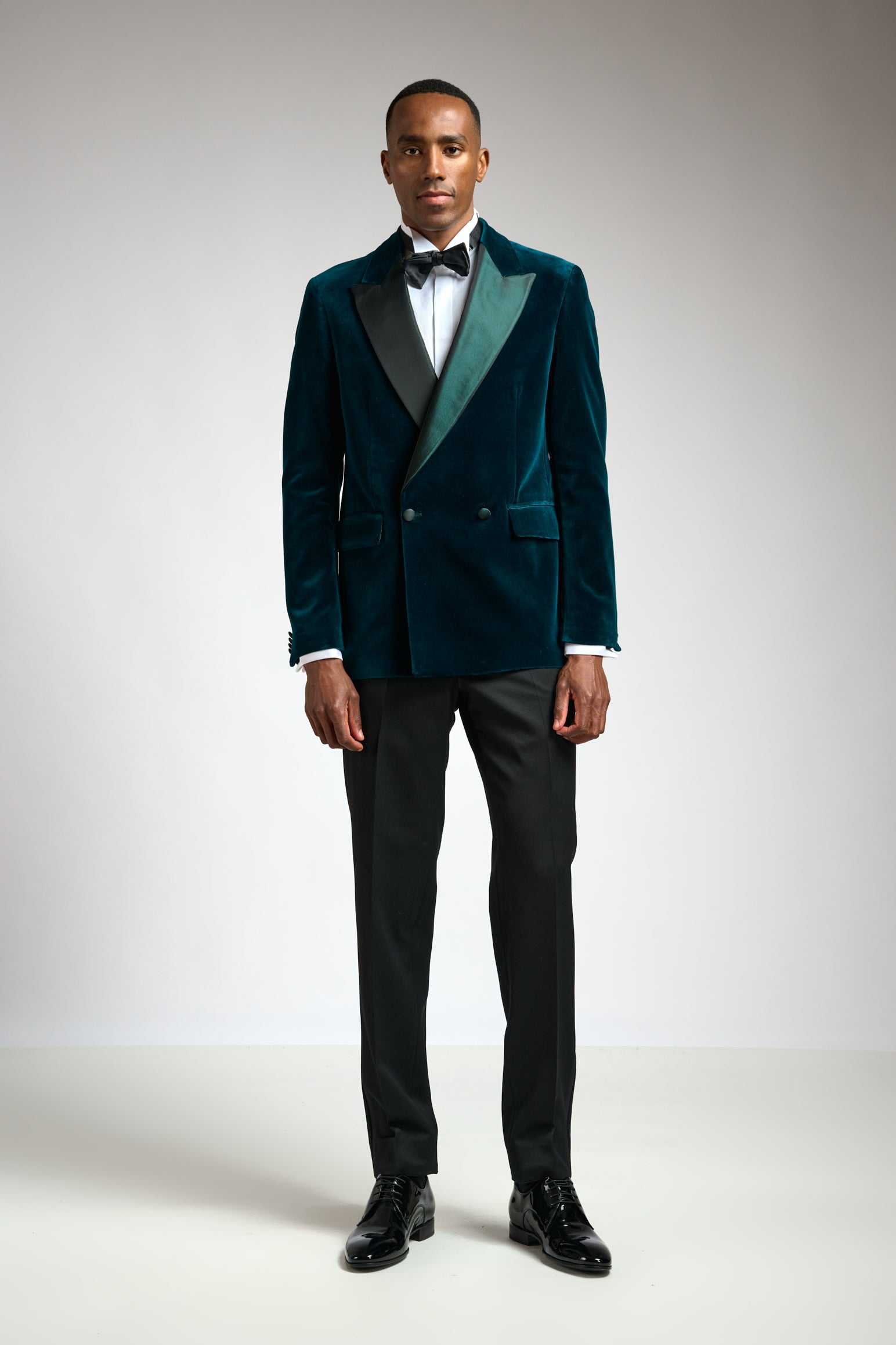 Green Soho Tuxedo Velvets — detail 1