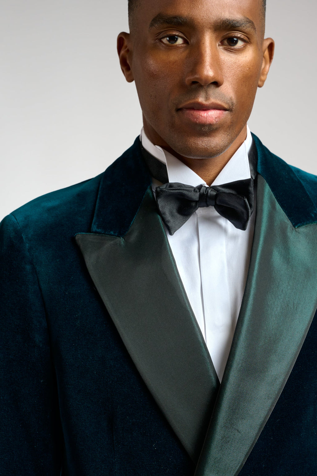 Green Soho Tuxedo Velvets — detail 2