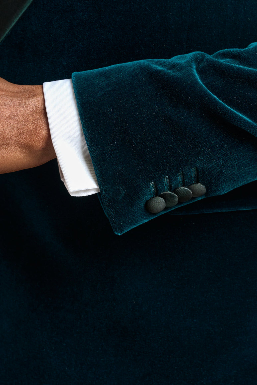 Green Soho Tuxedo Velvets — detail 5