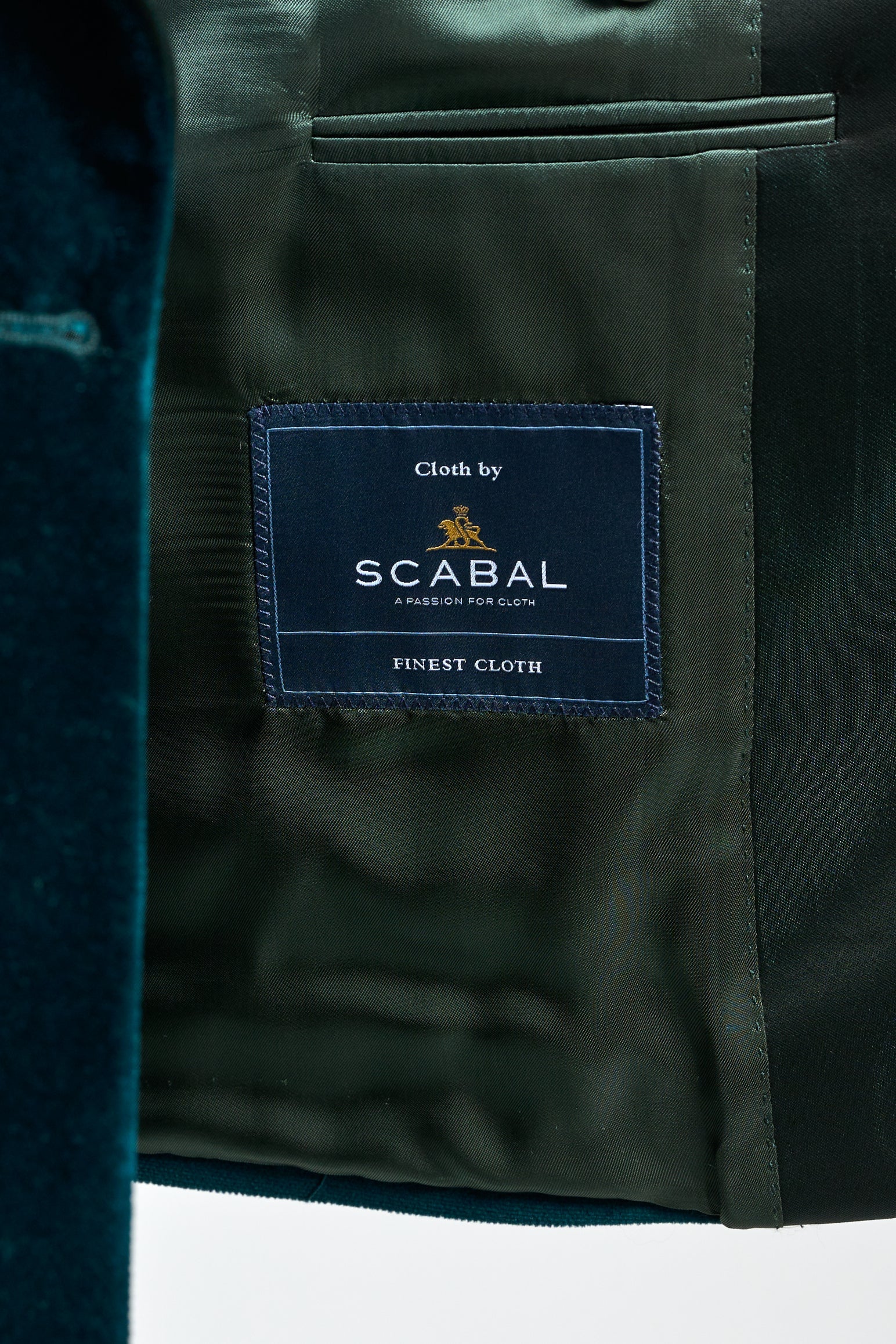 Green Soho Tuxedo Velvets — detail 6
