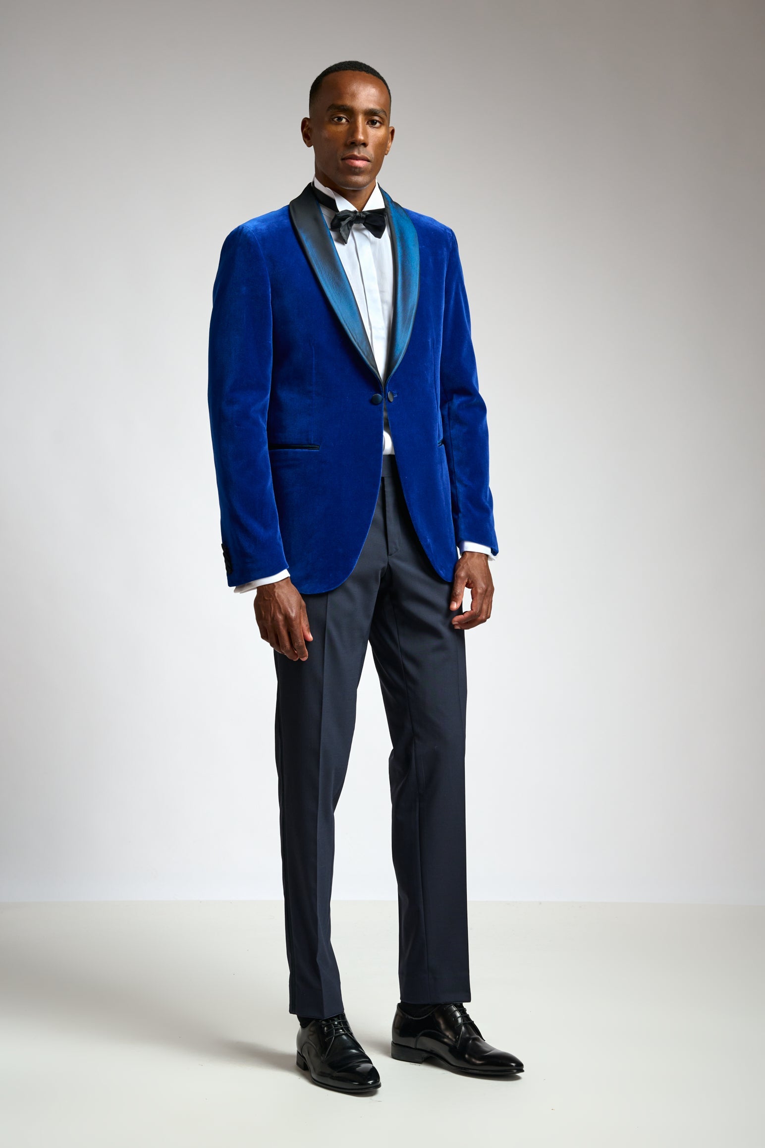Blue Velvet Kenton Tuxedo — detail 1