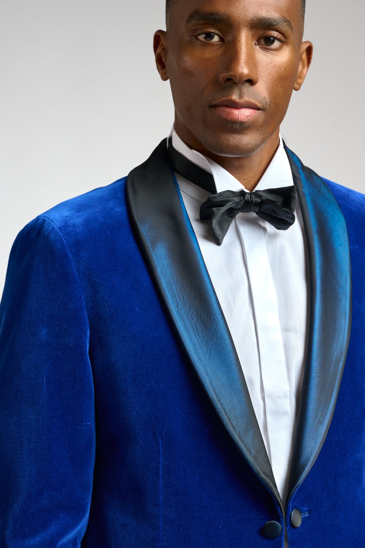 Blue Velvet Kenton Tuxedo — detail 2