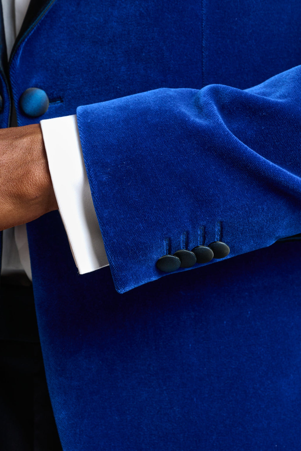 Blue Velvet Kenton Tuxedo — detail 4