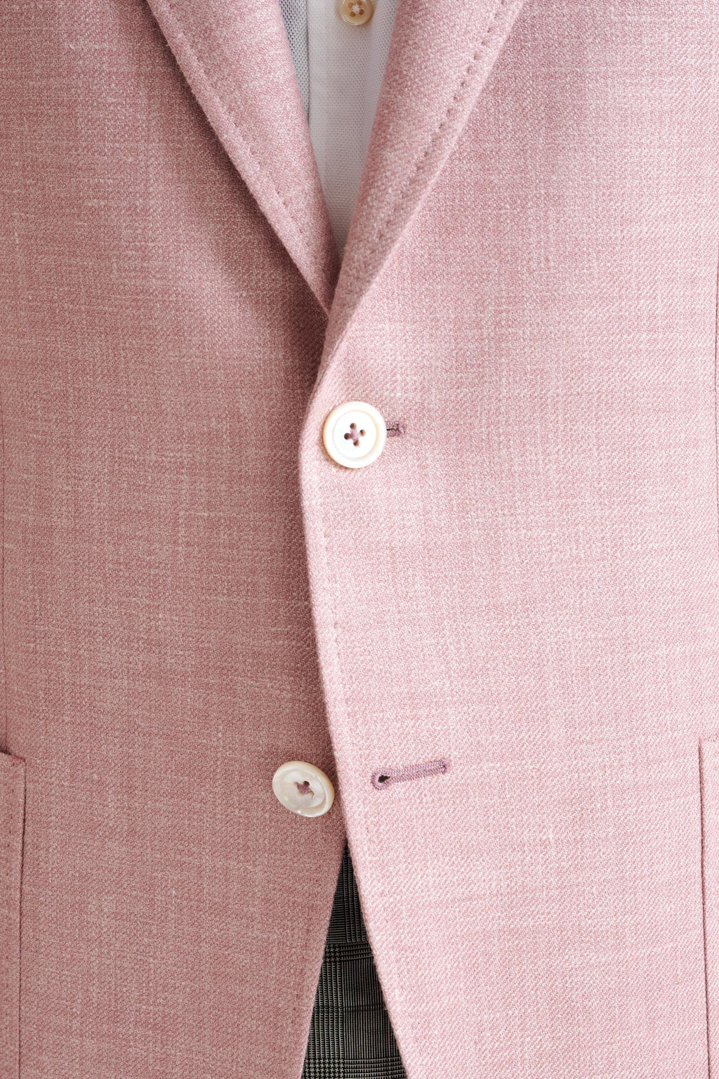 Pink Silk & Linen Soho Jacket Amalfi Trend — detail 2