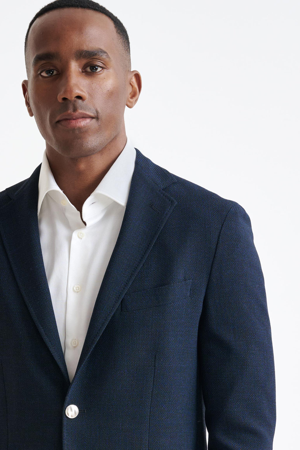 Navy Wool Kenton Jacket Connect — detail 5