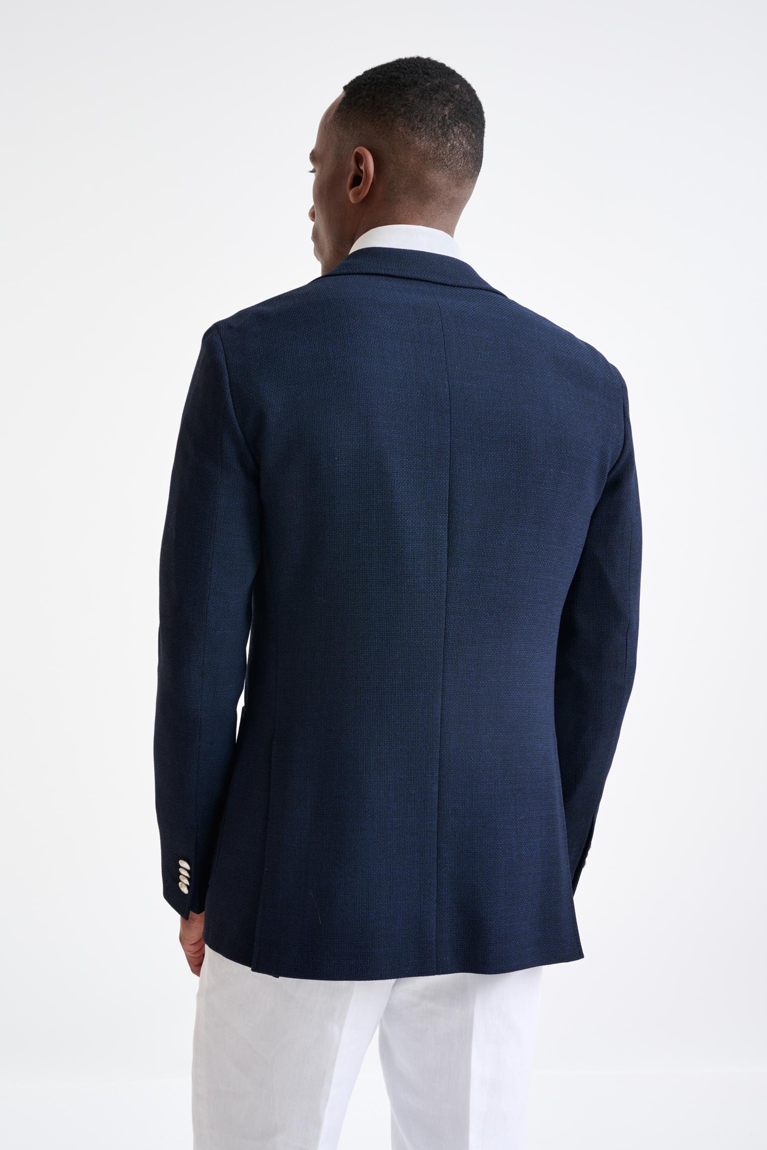 Navy Wool Kenton Jacket Connect — detail 6