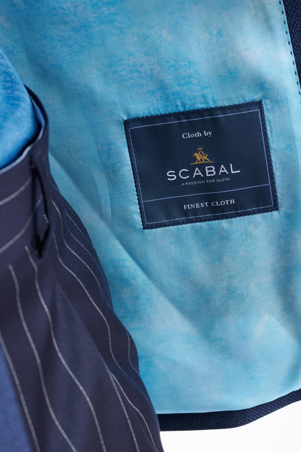 Blue 100% Wool Kenton Jacket Rhapsody — detail 2