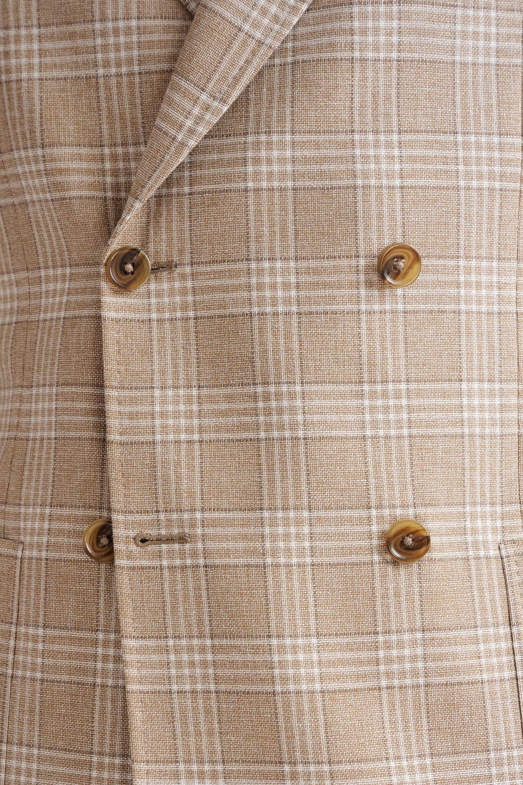 Beige Wool & Cotton Kenton Jacket Amalfi Trend — detail 2