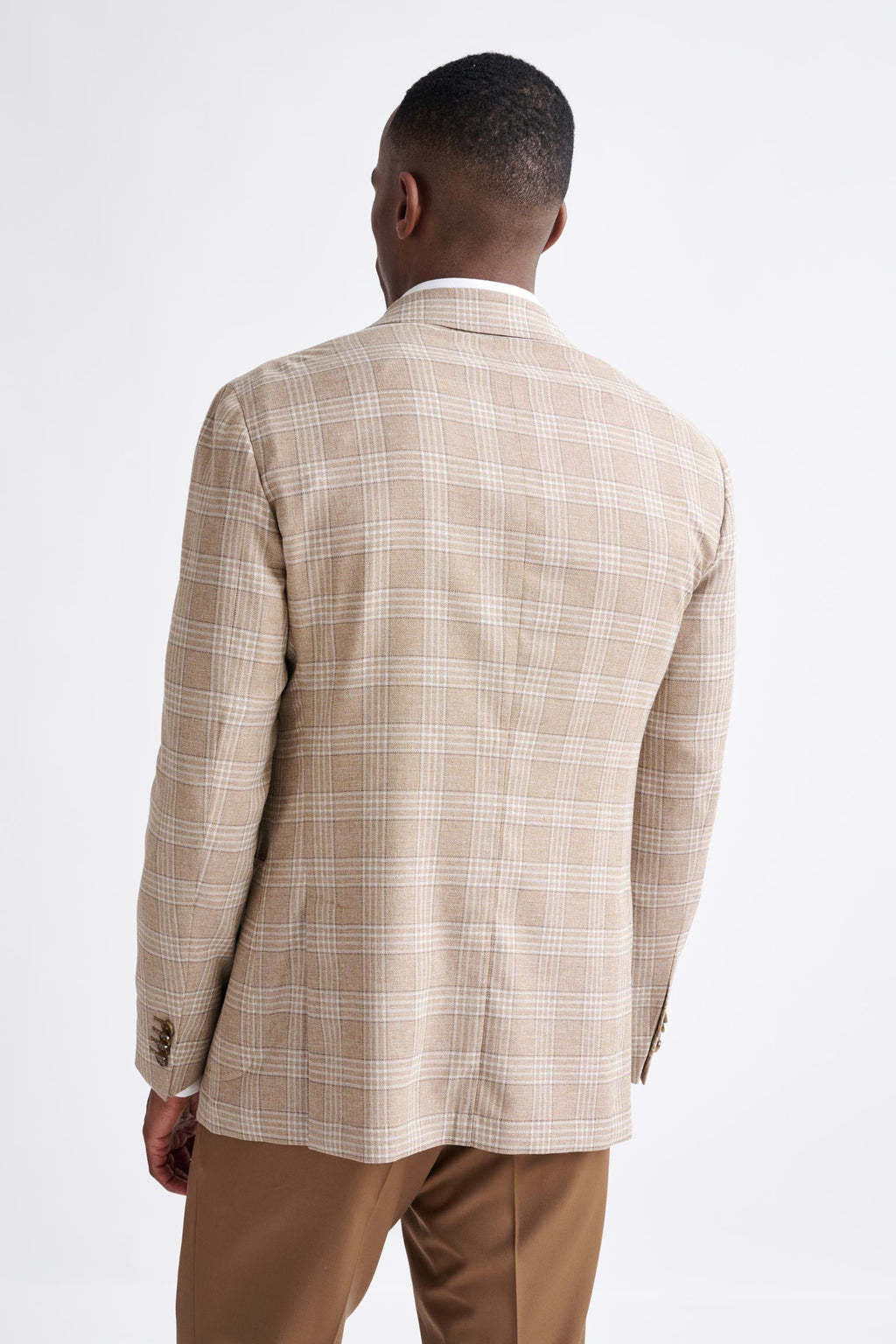 Beige Wool & Cotton Kenton Jacket Amalfi Trend — detail 7
