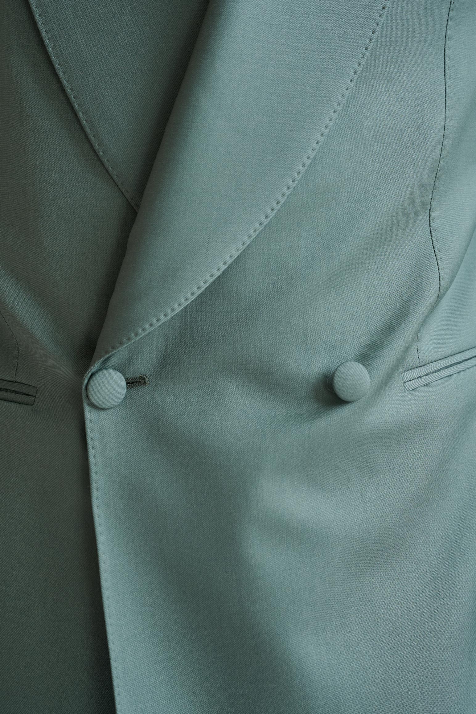 Sage Green Super 100's Wool Soho Jacket New Deluxe — detail 2