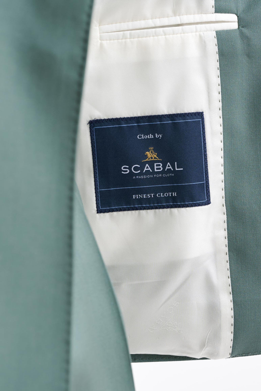 Sage Green Super 100's Wool Soho Jacket New Deluxe — detail 3