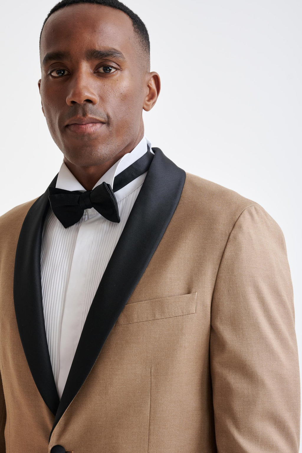 Camel Cashmere & Cotton Kenton Tuxedo — detail 2