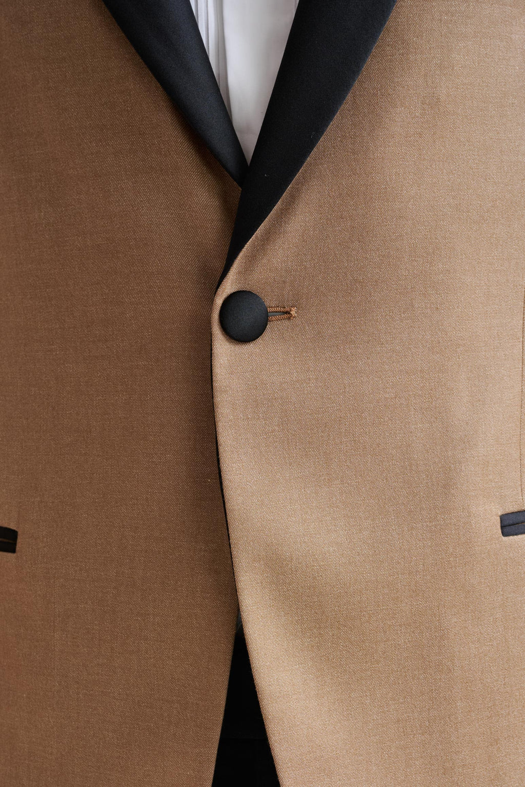 Camel Cashmere & Cotton Kenton Tuxedo — detail 3