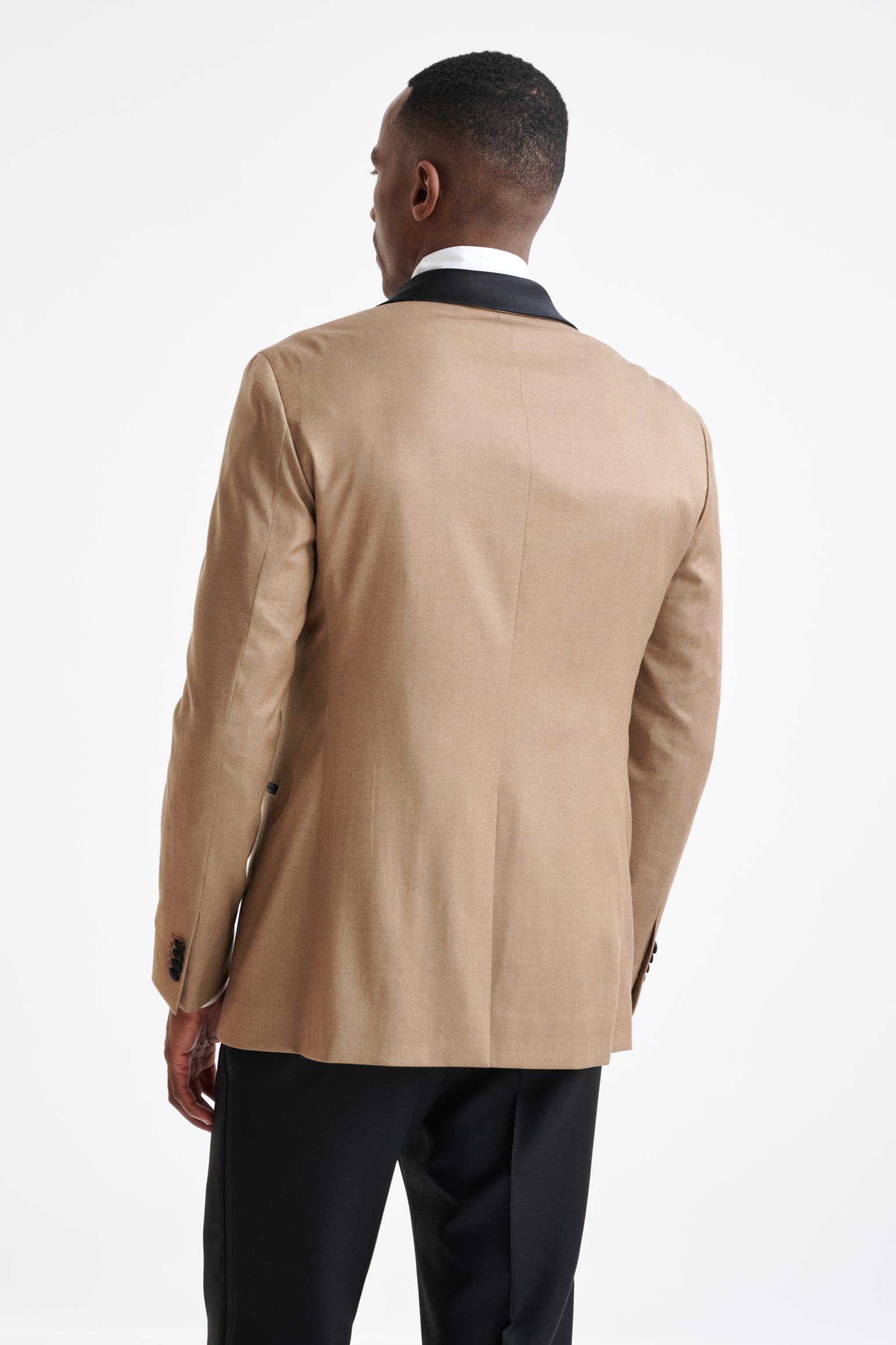 Camel Cashmere & Cotton Kenton Tuxedo — detail 6