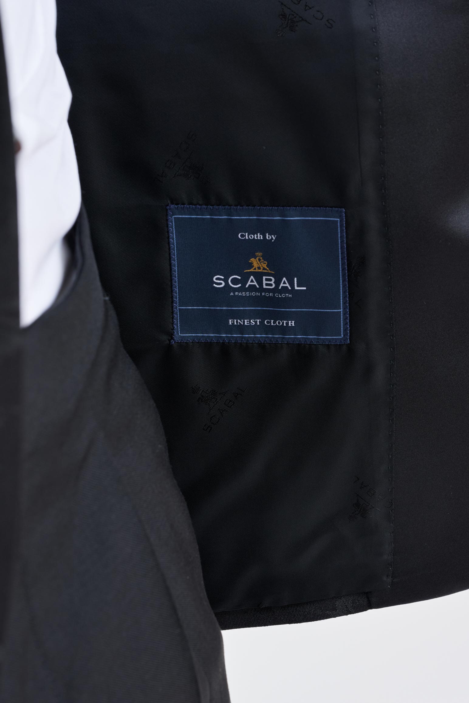 Black Wool Kenton Tuxedo Lifestyle — detail 5