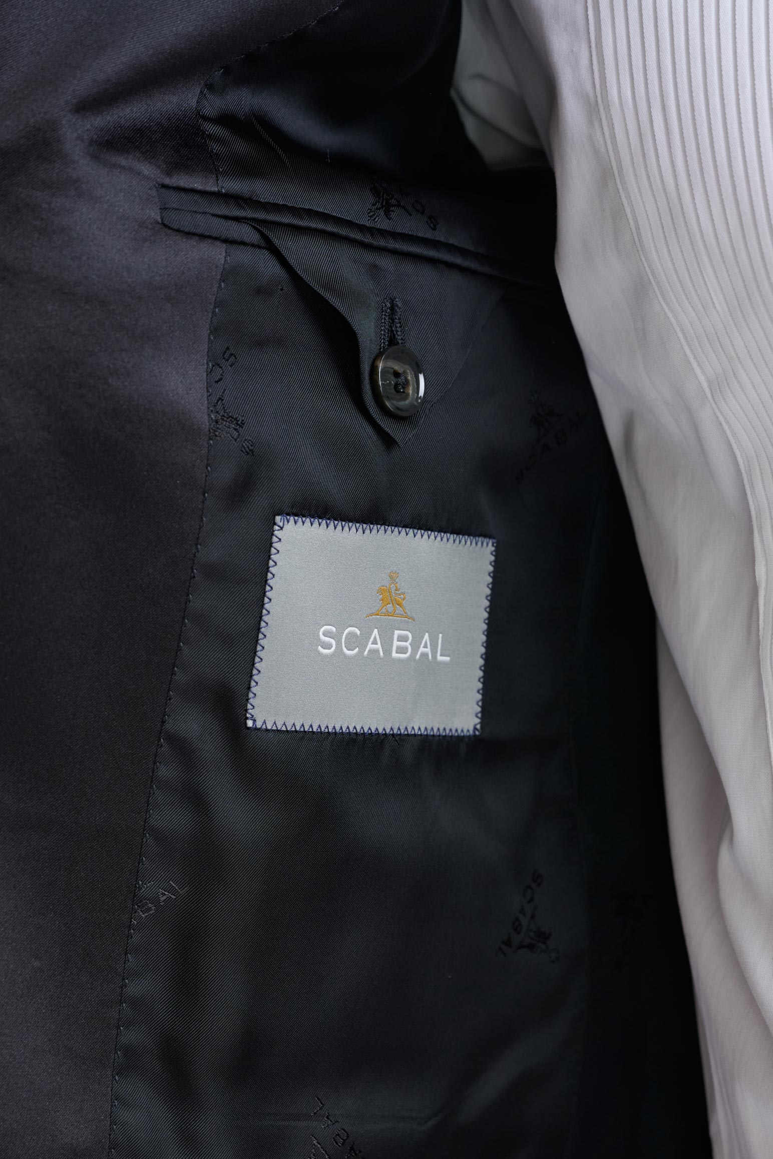 Black Wool Kenton Tuxedo Lifestyle — detail 6