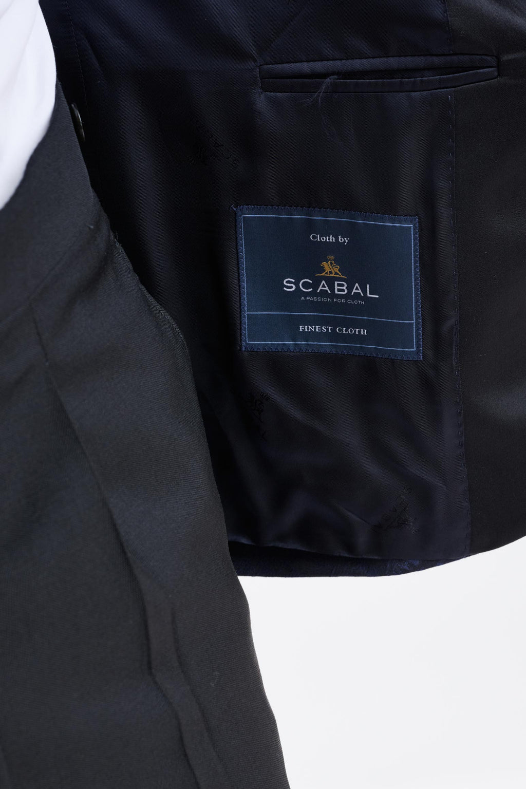 Midnight Blue Wool Soho Tuxedo Lifestyle — detail 5